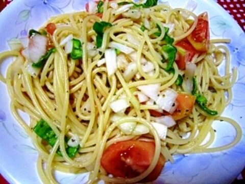 夏には☆超さっぱり！トマトの冷製パスタ